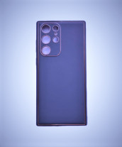 Луксозен твърд кожен гръб за Samsung Galaxy S22 Ultra 5G S908 син 
